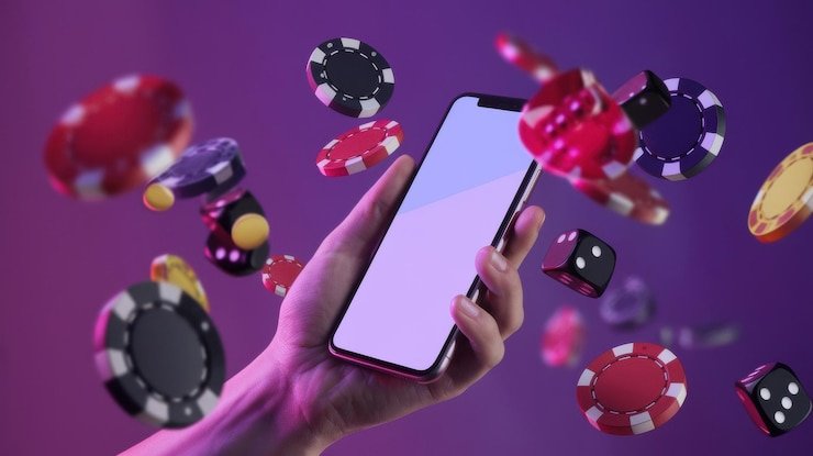 Pengguna mobile membaca syarat bonus hiburan